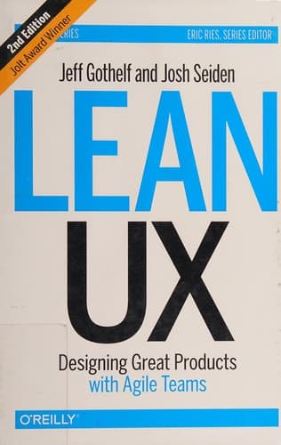 Cover of Lean UX